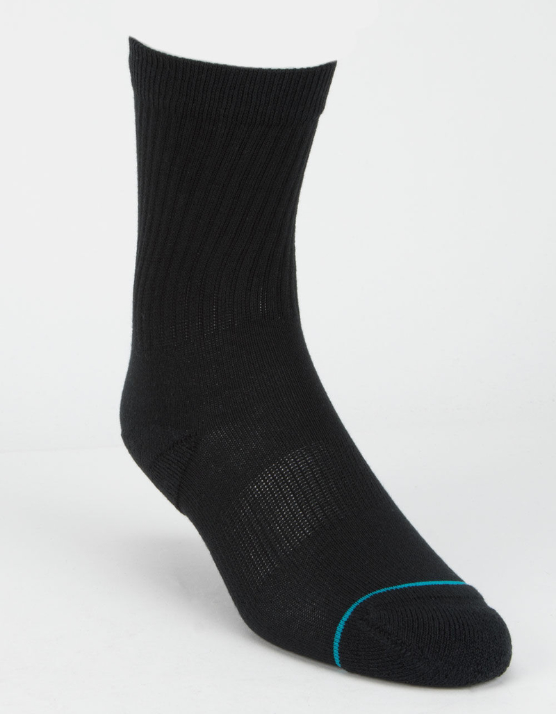 STANCE 3 Pack Black Boys Crew Socks image number 2