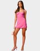EDIKTED Barbie&trade; Muse Cupped Chiffon Mini Dress image number 4