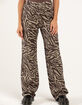 RSQ Womens High Rise Zebra Print Pants image number 2