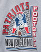 JUNK FOOD New England Patriots Backfield Womens Boyfriend Crewneck Sweatshirt image number 2