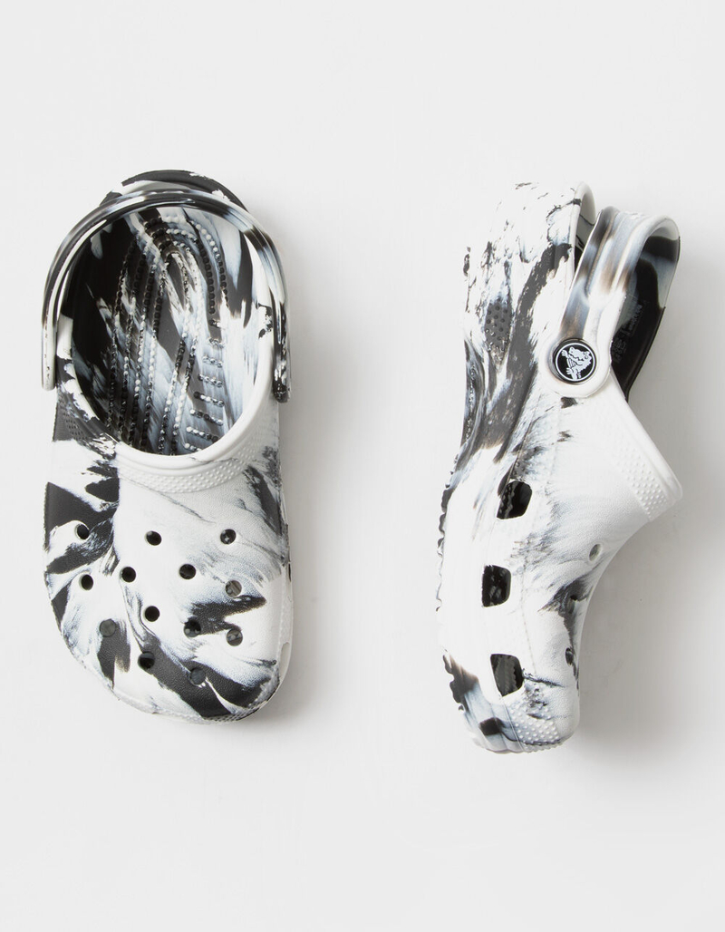 CROCS Classic Marbled Kids Clogs image number 4