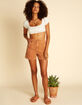BILLABONG x Wrangler According To Womens Corduroy Shorts image number 7