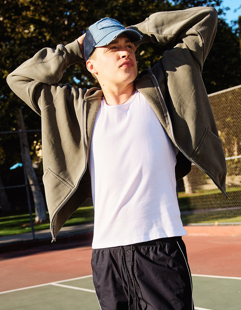 RSQ Mens Classic Ribbed Tank image number 4