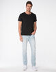 RSQ Mens Slim Light Bleach Vintage Flex Jeans image number 1