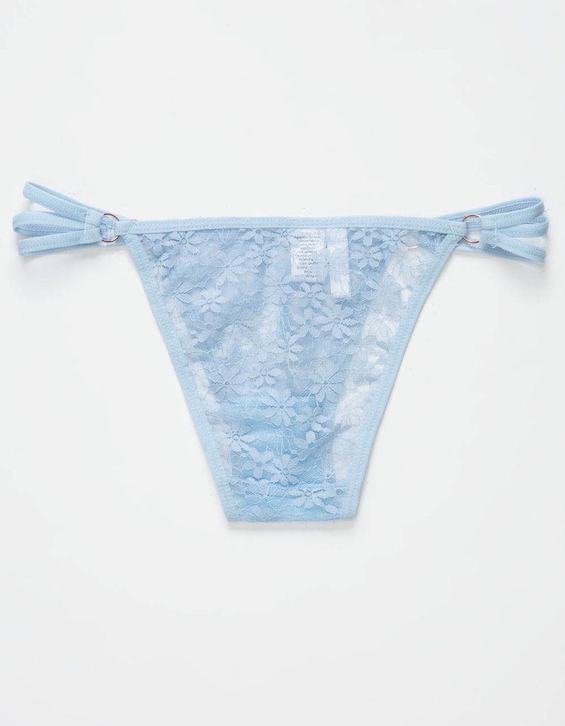 FULL TILT Strappy Side Cheeky Lace Panties image number 1