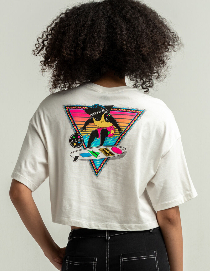 MAUI AND SONS Arnold Shreddin Womens Crop Top image number 0