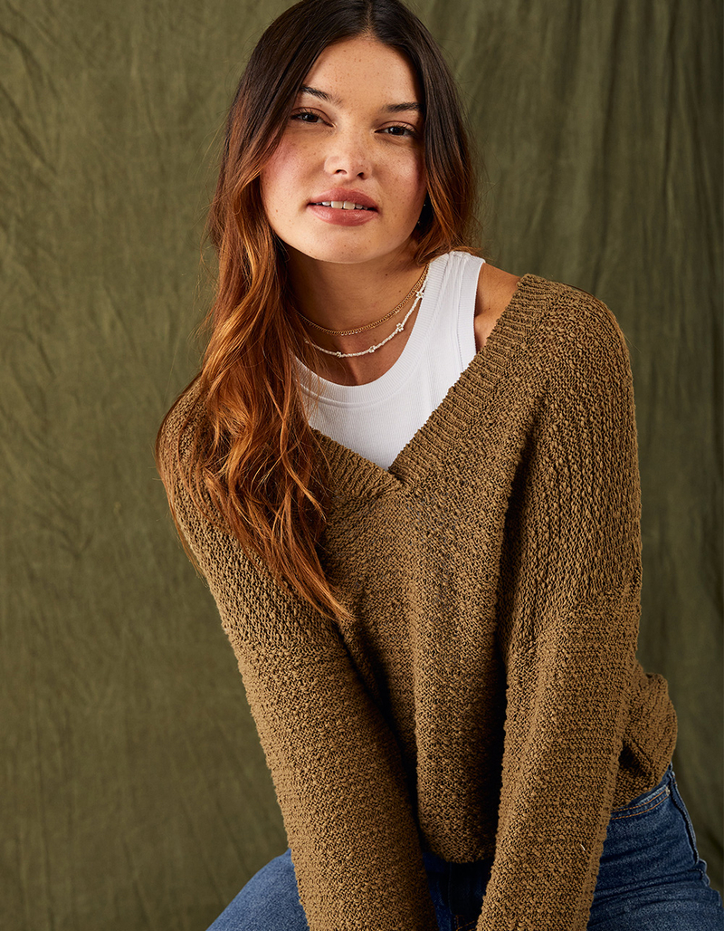 O'NEILL Sunny Paradise Womens V-Neck Sweater image number 0