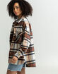 TIMING Womens Plaid Shacket image number 2
