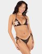 HURLEY Flower Crochet Triangle Bikini Top image number 4