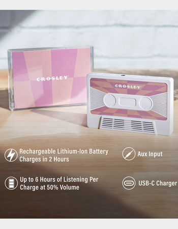 CROSLEY Cassette Tape Portable Bluetooth Speaker Alternative Image