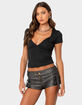 EDIKTED Katia V-Neck Top image number 1