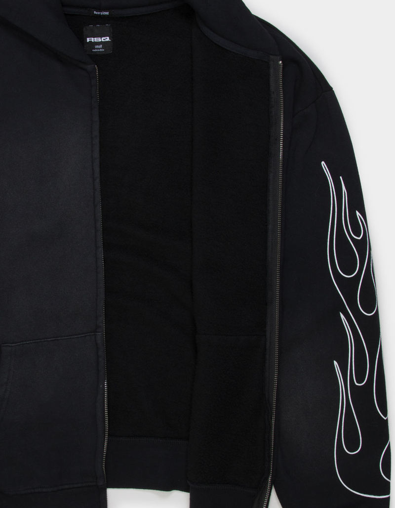 RSQ Mens Oversized Zip-Up Hoodie image number 1