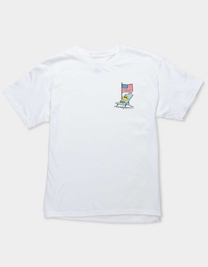 PEANUTS Woodstock American Flag Unisex Kids Tee image number 0