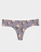 LOVE LIBBY Floral Lasercut Thong image number 1