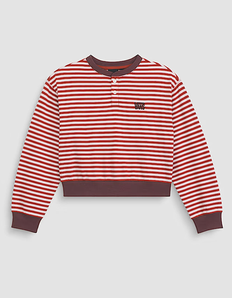 VANS Molley Girls Long Sleeve Henley Top image number 0