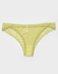 FULL TILT Flocked Dot Mesh Cheeky Bikini Panties image number 1