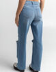 REWASH Super High Rise Wide Leg Womens Jeans image number 4