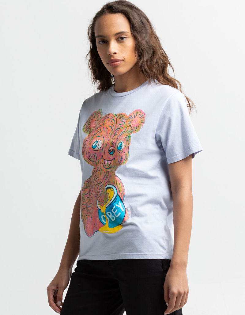 OBEY Honey Bear Oversized Womens Tee image number 1