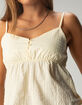 RSQ Womens Henley Babydoll Cami image number 2