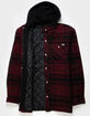 DICKIES Quilted Flannel Hooded Shirt Mens Jacket  image number 3