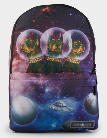 SPACE JUNK Dobermans Backpack Primary Image