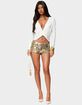 EDIKTED Macie Sequin Micro Shorts image number 5