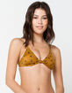 RVCA Chitah Knot Triangle Bikini Top image number 1