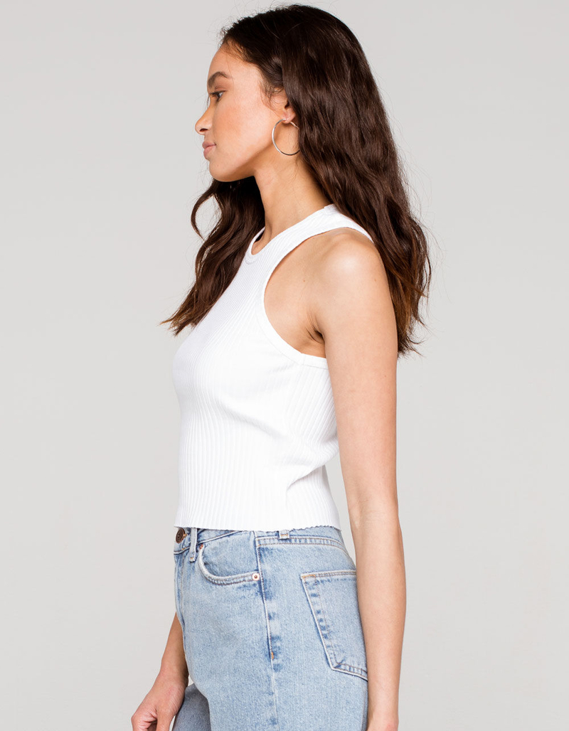 BDG Urban Outfitters High Neck Womens White Tank image number 1