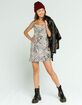 TIMING Animal Print Cowl Neck Slip Dress image number 4