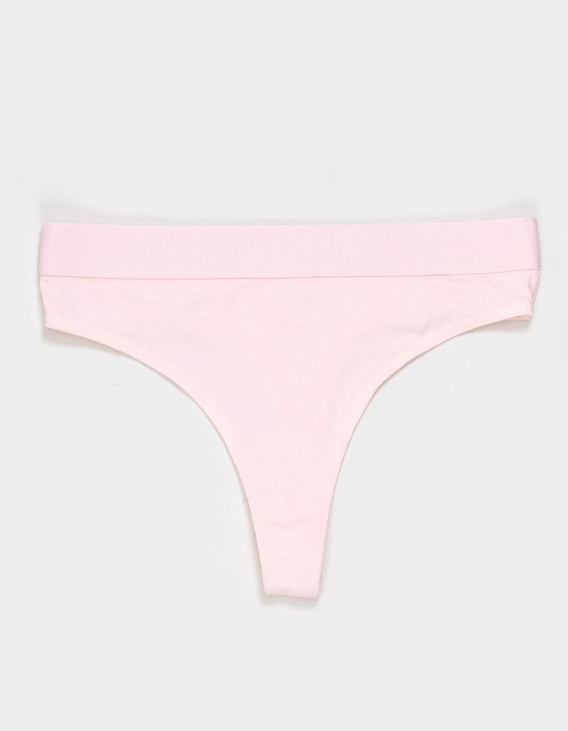 FULL TILT Waistband Cotton Thong image number 0