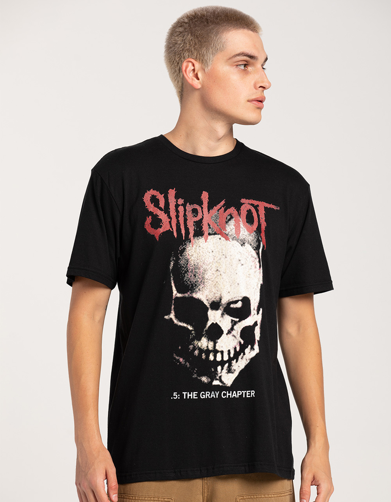 SLIPKNOT Gray Chapter Big Skull Unisex Tee image number 2