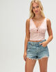 LEVI'S Premium 501 Original Fit Womens High Rise Shorts - Vague Finish image number 6