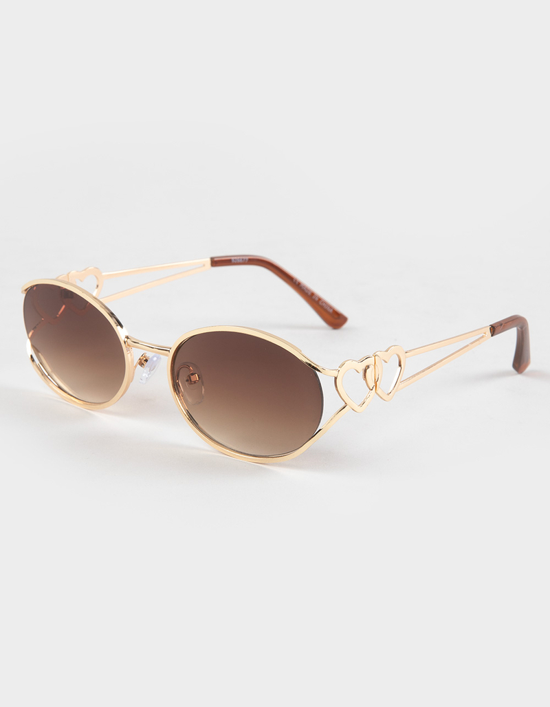 RSQ Oval Metal Sunglasses image number 0