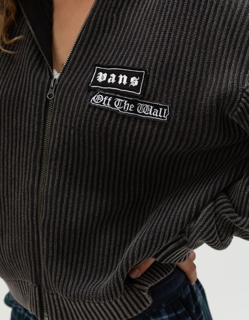 VANS Ximeno Womens Zip-Up Sweater Hoodie image number 4