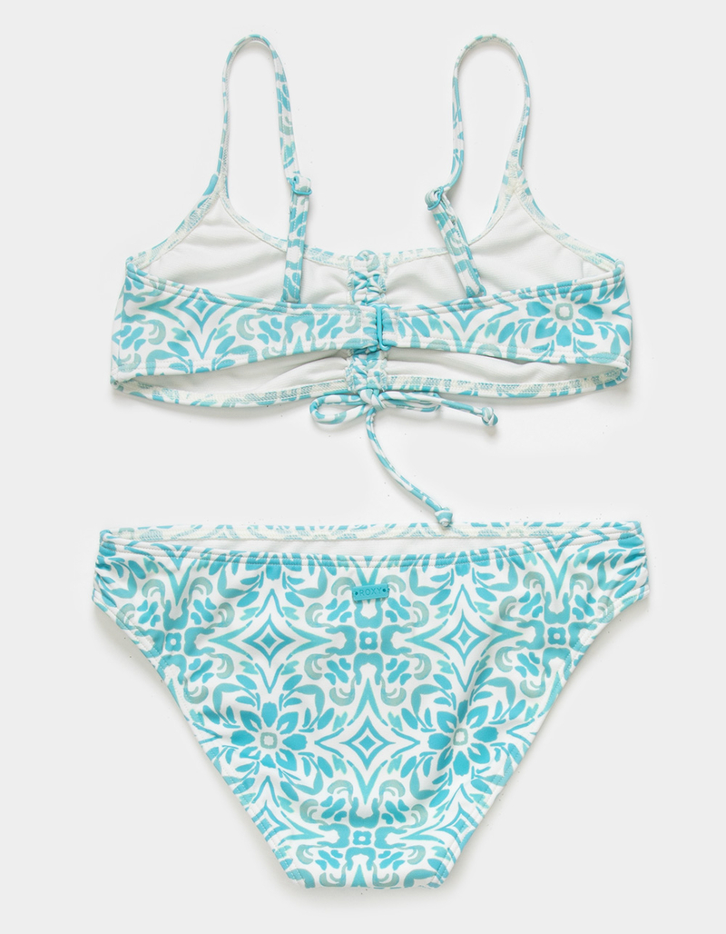 ROXY Fresco Tile Girls Bralette Bikini Set image number 1