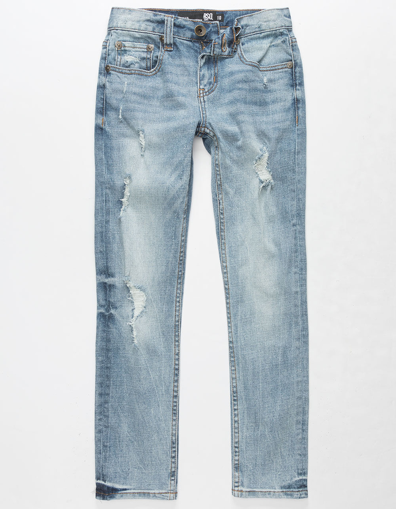 RSQ Boys Super Skinny Stretch Ripped Medium Wash Jeans image number 4
