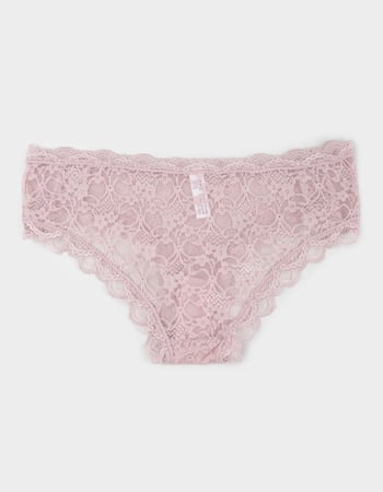 FULL TILT Allover Lace Up Hipster Panties Alternative Image