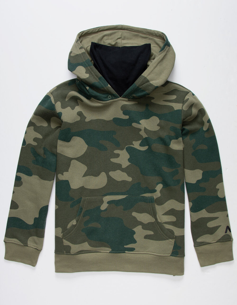 HOLLYWOOD Camo Boys Hoodie with Mask image number 0