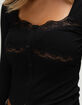 RSQ Womens Button Front Lace Trim Top image number 2