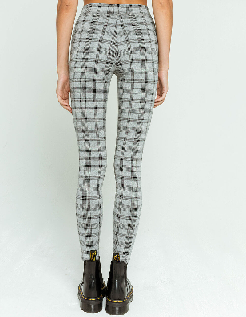 FULL TILT Plaid Ponte Womens Skinny Pants image number 3