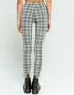 FULL TILT Plaid Ponte Womens Skinny Pants image number 4