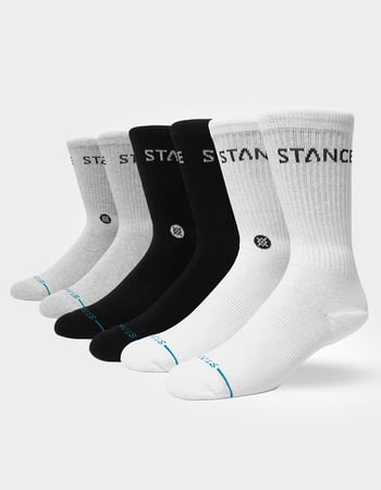 STANCE Origin 6 Pack Kids Crew Socks Primary Image