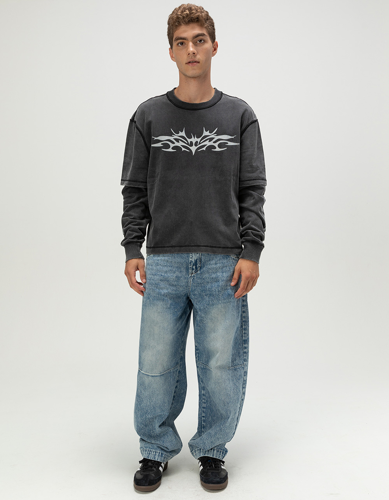 RSQ Mens Skater Baggy Jeans image number 1
