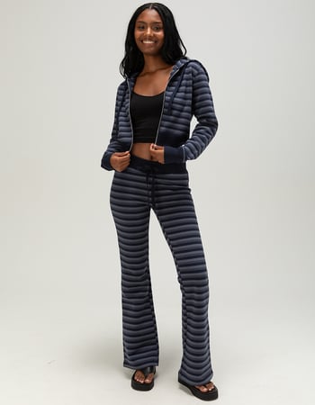 TILLYS Womens Stripe Bootcut Sweatpants Primary Image