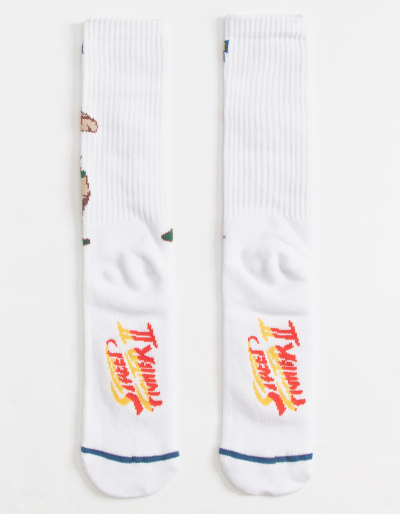 HUF x Street Fighter II Mens Crew Socks image number 1