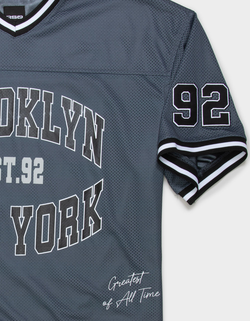 RSQ Mens Crop Boxy Mesh Jersey image number 3