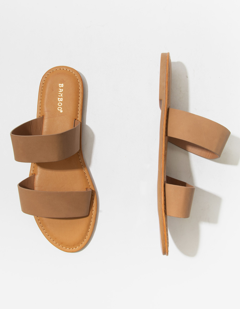 BAMBOO Double Strap Womens Sandals image number 4