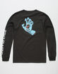 SANTA CRUZ Screaming Hand Black Mens T-Shirt image number 1