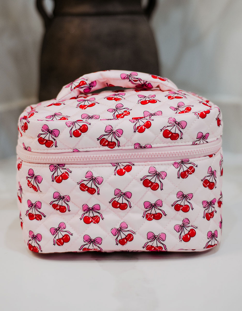 KATYDID Cherry Bows Repeat Make Up Bag image number 4