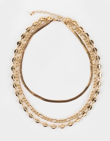 RSQ Layered Chain Necklace Primary Image